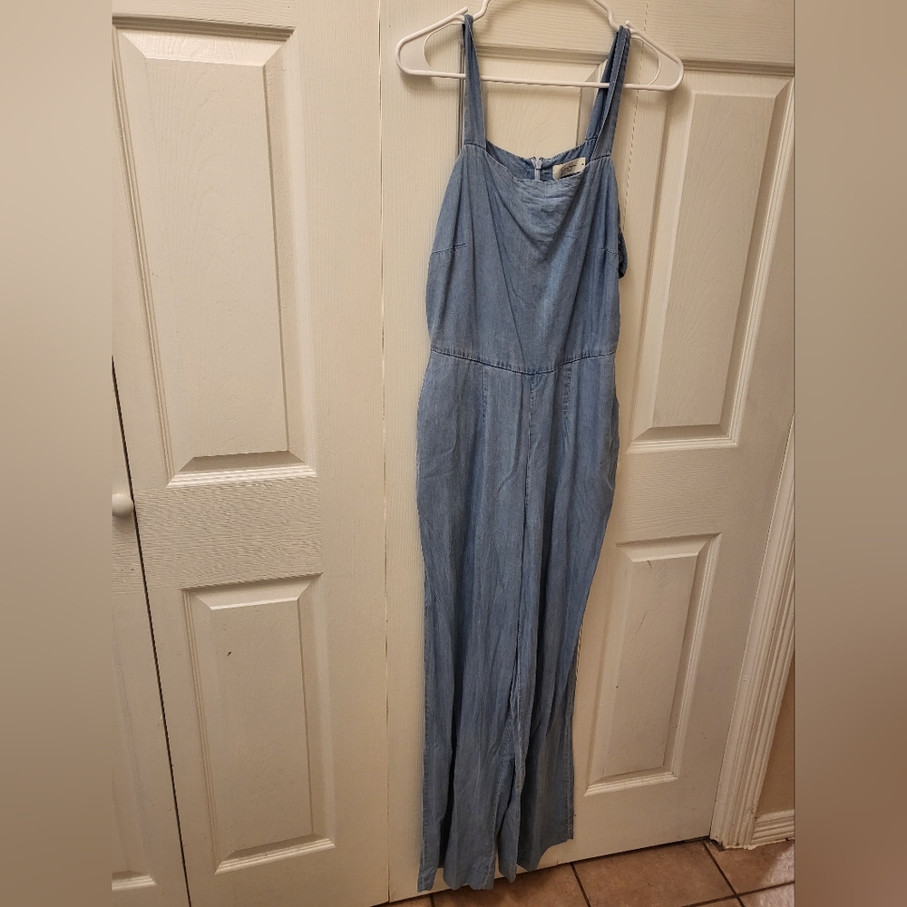 Ligh denim Palazzo jumpsuit